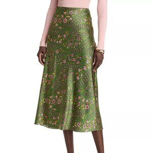 NWT Veronica Beard Clover Skirt - Lemongrass size 10